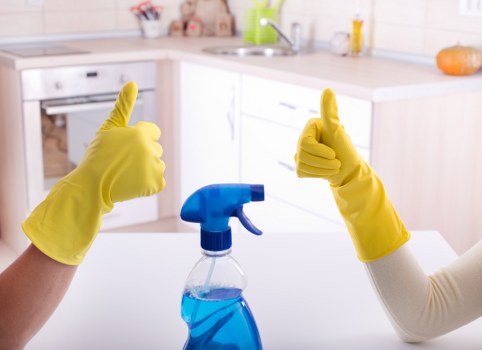 Professional move in cleaning in a Chicago home