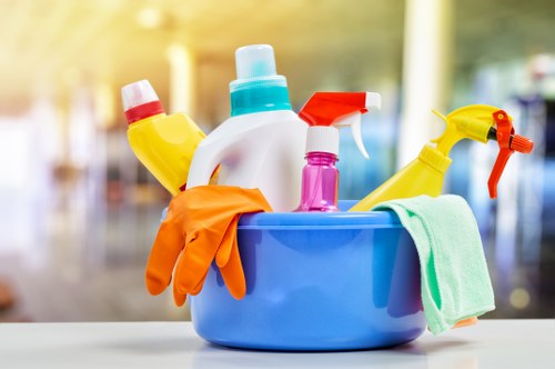 Different types of rugs arranged for cleaning inspection