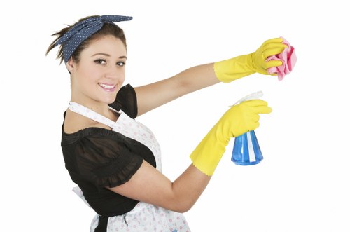 Detailed after builders cleaning in a modern home after construction work